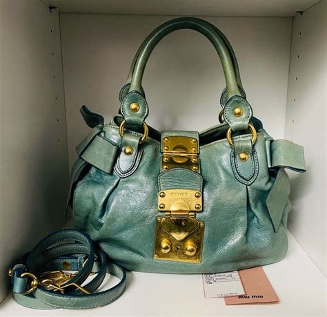 miu miu bauletto vitello lux|Bags .